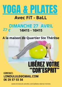 yoga danse pilates fit-ball swiss-ball