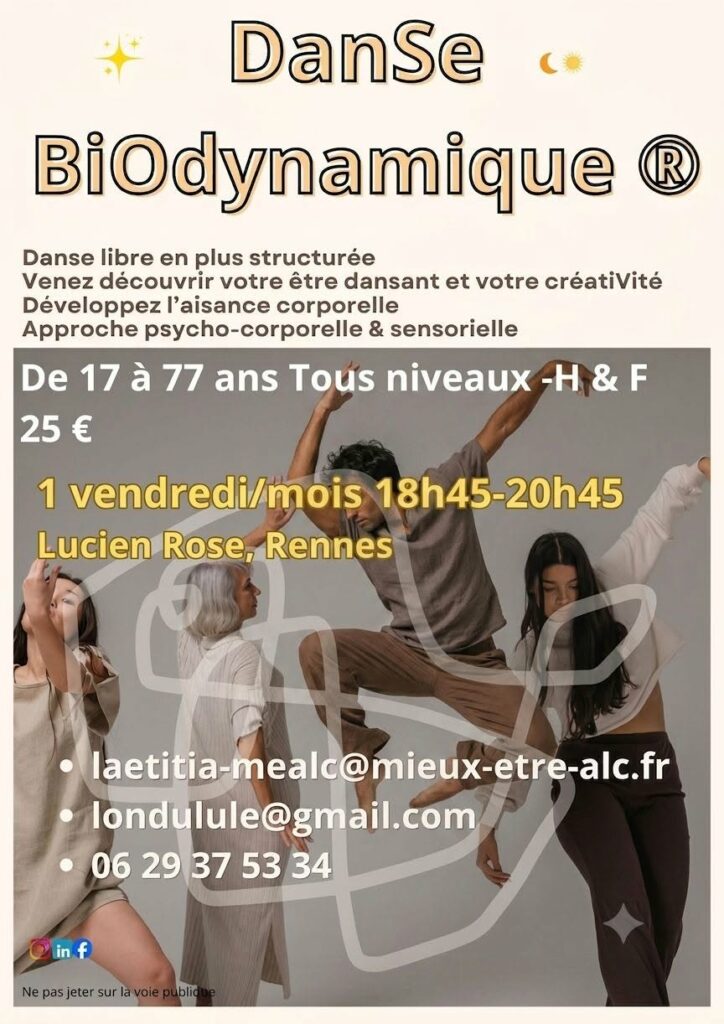 danse libre rennes danse biodynamique danse thérapie rennes